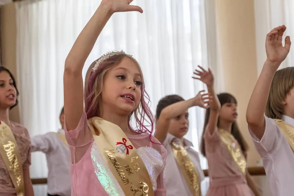 Odessa Ukraine May 2018 Children Musical Group Sing Dance Stage — Stock Photo, Image