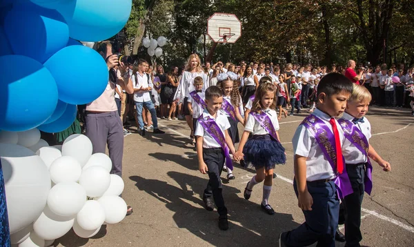 Odessa Oekraïne September 2018 September Feestdag Van Kennis Lachende Gelukkig — Stockfoto