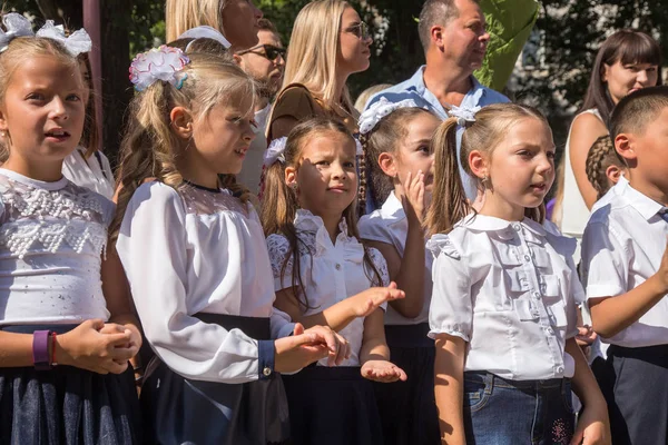 Odessa Oekraïne September 2018 September Feestdag Van Kennis Lachende Gelukkig — Stockfoto