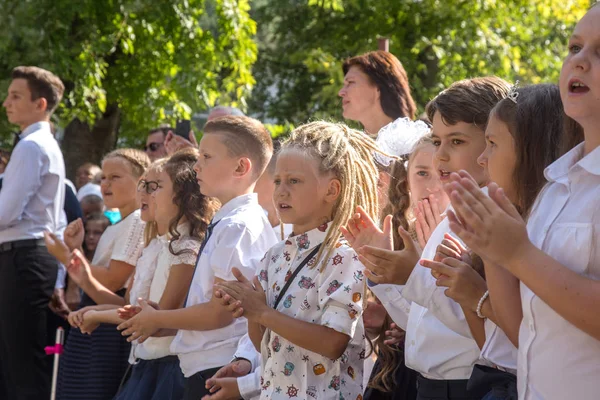 Odessa Ukraina September 2018 September Dagen Firandet Kunskap Ler Glad — Stockfoto