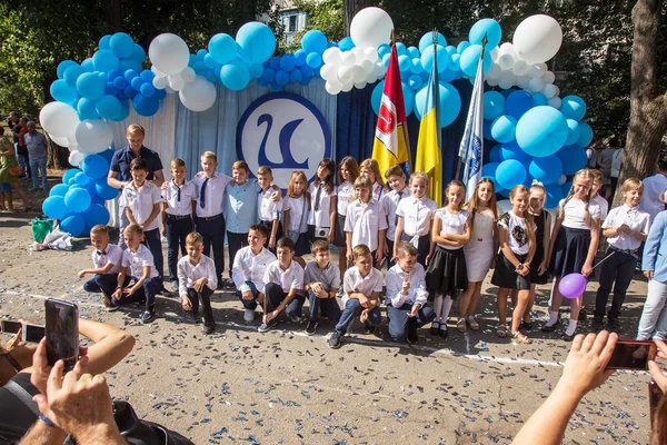 Odessa Ukraine Septembre 2018 1Er Septembre Jour Célébration Connaissance Des — Photo