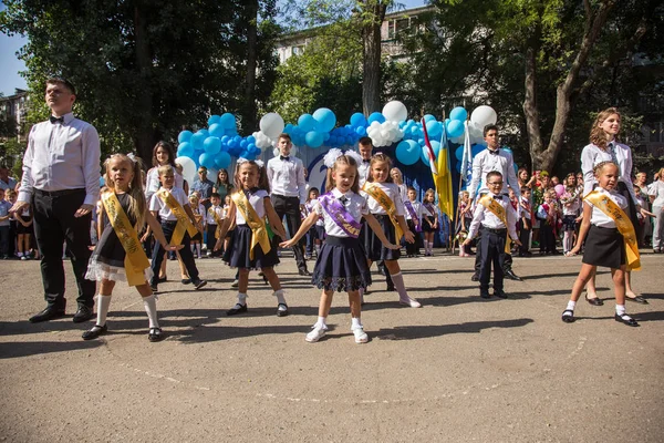 Odessa Ukraine September 2018 September Day Celebration Knowledge Smiling Happy — Stock Photo, Image
