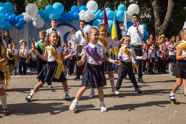 Odessa Ukraine September 2018 September Day Celebration Knowledge Smiling Happy — Stock Photo, Image