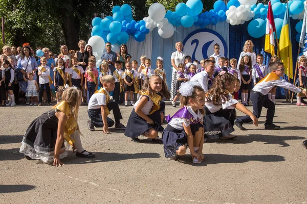 Odessa Ucrânia Setembro 2018 Setembro Dia Celebração Conhecimento Sorrindo Felizes — Fotografia de Stock