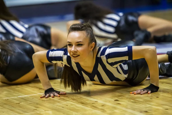 Odessa Ukrayna Mart 2018 Güzel Genç Kızlar Basketbol Şampiyonası Açılış — Stok fotoğraf