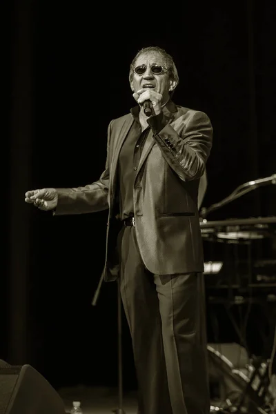 Odessa Ucraina Novembre 2018 Concerto Adriano Celentano Solista Del Gruppo — Foto Stock