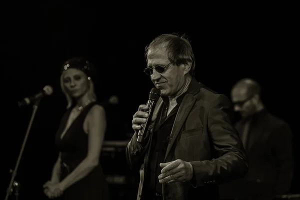 Odessa Ucrania Noviembre 2018 Concierto Adriano Celentano Solista Del Grupo — Foto de Stock