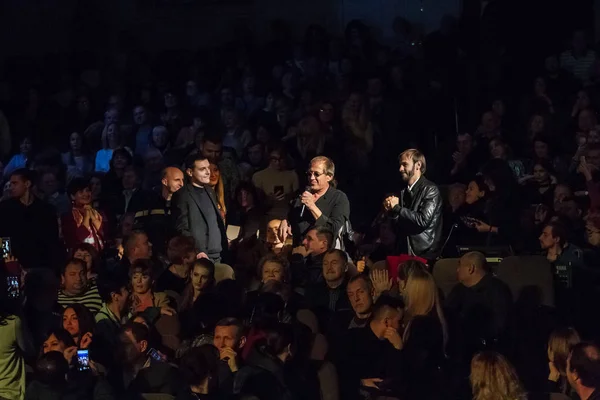 Odessa Ukraine November 2018 Konsertföreställning Adriano Celentano Solist Musikgruppen Adolfo — Stockfoto