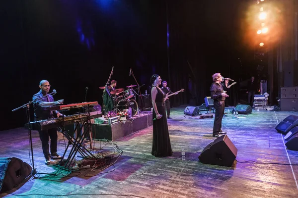 Odessa Ukraina Listopada 2018 Zespół Muzyczny Zespołami Zespołu Hołd Pokaż — Zdjęcie stockowe