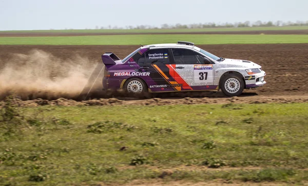 Odessa Ukraine Április 2017 Hagyományos Rally Autocross Championship Versenyautó Veszélyes — Stock Fotó