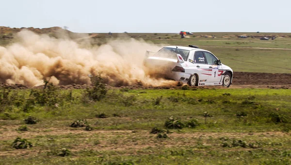 Odessa Ucrania Abril 2017 Tradicional Rally Autocross Championship Coche Carreras — Foto de Stock