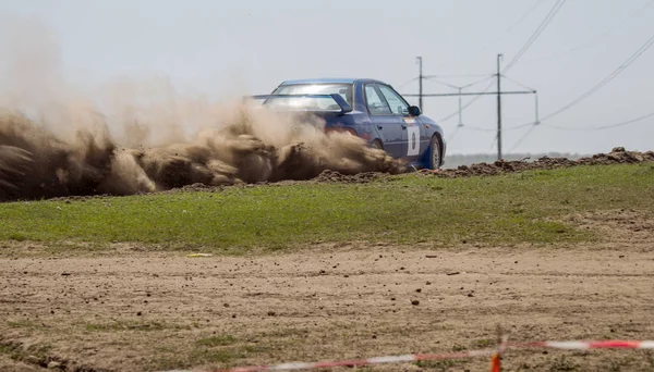 Odessa Ukraine Kwietnia 2017 Tradycyjne Rajdowe Mistrzostwa Autocross Samochód Wyścigowy — Zdjęcie stockowe