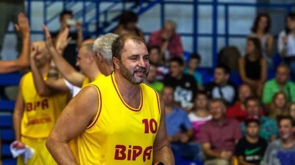 Odessa Ucrania Septiembre 2017 Jugadores Baloncesto Veteranos Del Deporte Amistoso — Foto de Stock