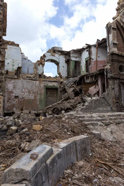 Massons의 역사적인 역사적인 유적입니다 집입니다 역사적인 쓰러질 폭풍과 되었다 오데사 — 스톡 사진