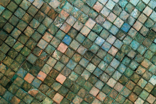 Colorido Mosaico Veneciano Monofónico Pastel Suave Como Decoración Decorativa Fachada —  Fotos de Stock