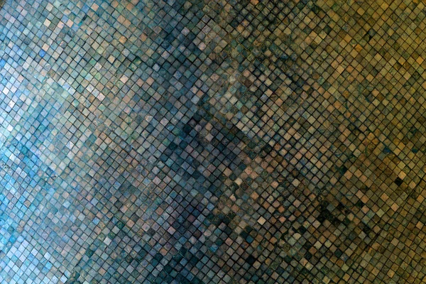 Farbenfrohe Pastellfarbene Monophone Venezianische Mosaike Als Dekorative Dekoration Der Fassade — Stockfoto