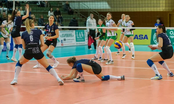 Odessa Ukrayna Kasım 2018 2019 Cev Voleybol Cup Kadınlar Finali — Stok fotoğraf