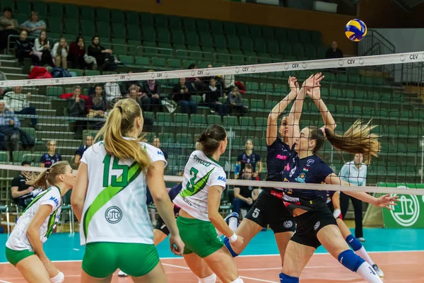 Odessa Ukrayna Kasım 2018 2019 Cev Voleybol Cup Kadınlar Finali — Stok fotoğraf