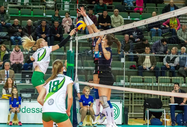 Odessa Ukraina November 2018 2019 Cev Volleyboll Cup Kvinnor Finalen — Stockfoto