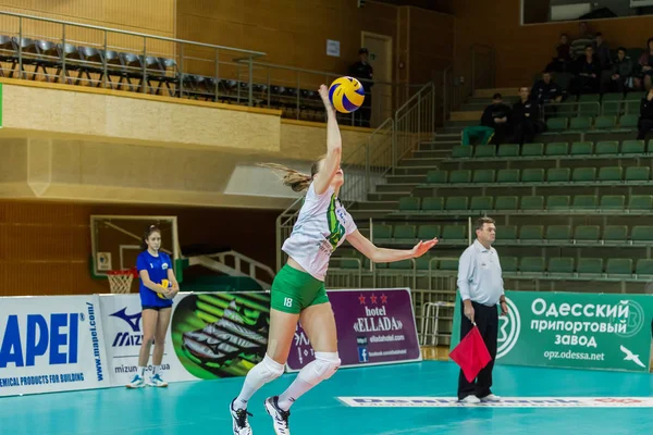 Odessa Ukraine November 2018 Cev Volleyball Cup 2019 Frauen Achtelfinale — Stockfoto