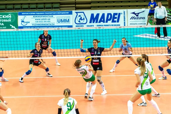 Odessa Ukraina Listopada 2018 2019 Cev Siatkówka Cup Kobiety Finał — Zdjęcie stockowe