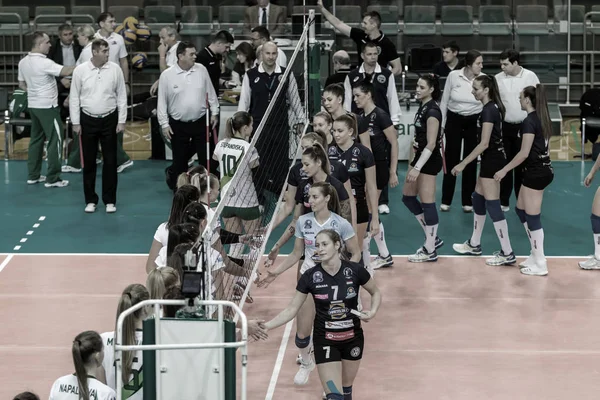 Odessa Ukrayna Kasım 2018 2019 Cev Voleybol Cup Kadınlar Finali — Stok fotoğraf