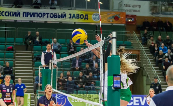 Odessa Ukrayna Kasım 2018 2019 Cev Voleybol Cup Kadınlar Finali — Stok fotoğraf