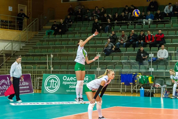 Odessa Oekraïne November 2018 2019 Cev Volleybal Cup Dames 16E — Stockfoto