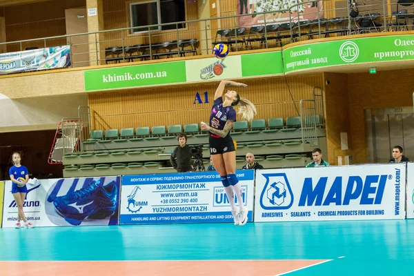 Odessa Ukraine November 2018 2019 Cev Volleyball Cup Women 16Th — Stock Photo, Image