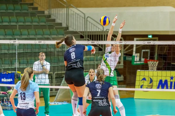 Odessa Ukrayna Kasım 2018 2019 Cev Voleybol Cup Kadınlar Finali — Stok fotoğraf