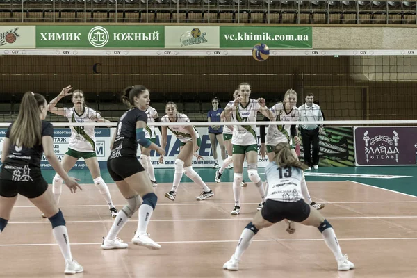 Odessa Ukraine November 2018 Cev Volleyball Cup 2019 Frauen Achtelfinale — Stockfoto