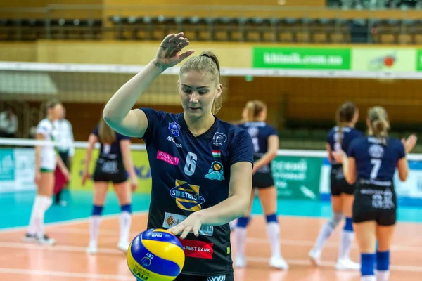 Odessa Ukrayna Kasım 2018 2019 Cev Voleybol Cup Kadınlar Finali — Stok fotoğraf