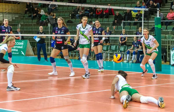 Odessa Ukrayna Kasım 2018 2019 Cev Voleybol Cup Kadınlar Finali — Stok fotoğraf