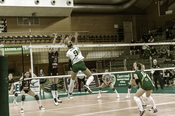 Odessa Ukraine November 2018 2019 Cev Volleyball Cup Women 16Th — Stock Photo, Image