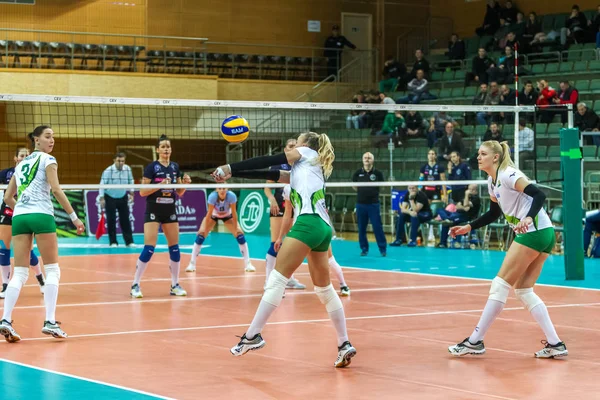 Odessa Ukrayna Kasım 2018 2019 Cev Voleybol Cup Kadınlar Finali — Stok fotoğraf