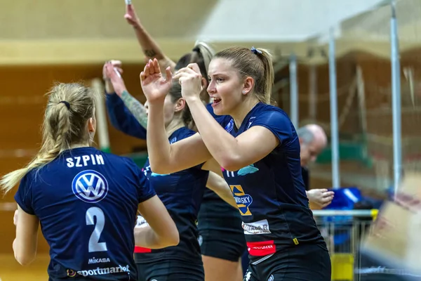 Odessa Ukrayna Kasım 2018 2019 Cev Voleybol Cup Kadınlar Finali — Stok fotoğraf