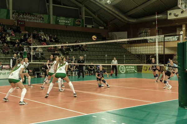 Odessa Ukrayna Kasım 2018 2019 Cev Voleybol Cup Kadınlar Finali — Stok fotoğraf