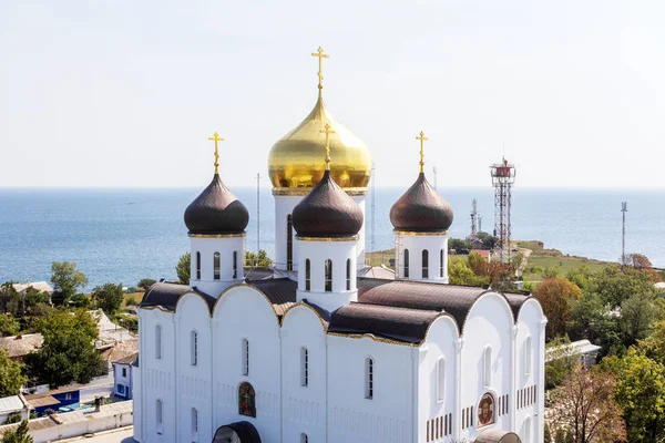 Украинская Православная Церковь Московского Патриарха Свято Успенский Одесский Патриарший Монастырь — стоковое фото