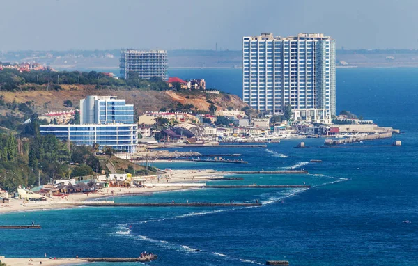 Hermosa Vista Costa Del Golfo Odesa Paisaje Marino Con Playas —  Fotos de Stock