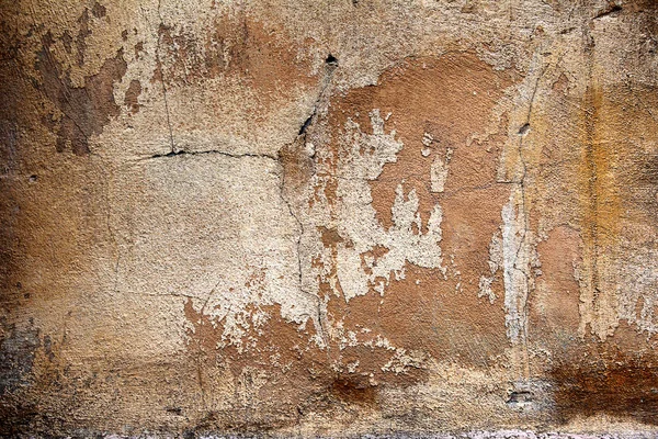 Hermosa Pared Vieja Con Grandes Grietas Textura Puede Utilizar Como — Foto de Stock