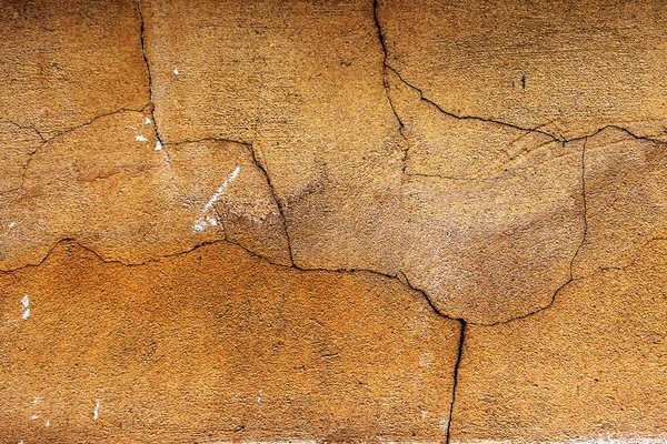 Beautiful Old Wall Large Cracks Texture Can Used Background — Stock Photo, Image