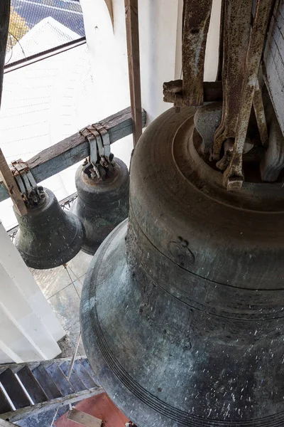 Antik Bronz kilise çanı Ortodoks Hıristiyan Kilisesi. Odessa