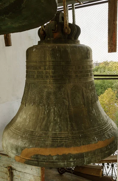 Antica Campana Bronzo Nella Chiesa Cristiana Ortodossa Odessa — Foto Stock