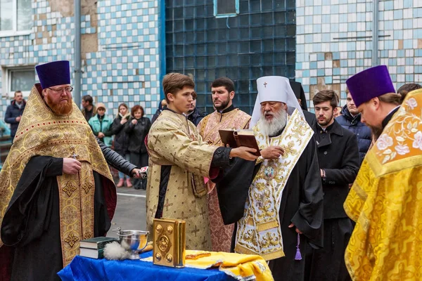 Одесса Украина Октября 2016 Года Патриарх Одесский Агафангел Проводит Свежем — стоковое фото