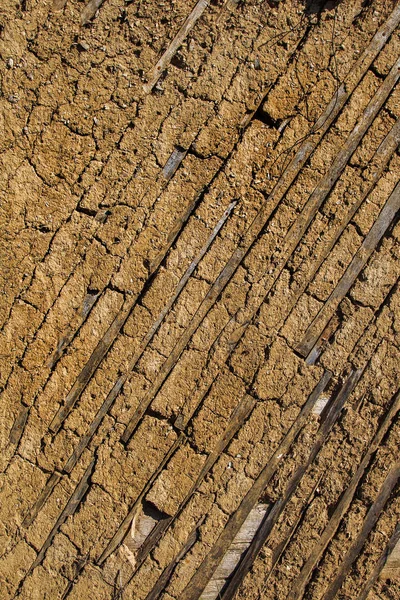 Structured Abstract Texture Old Wood Rods Old Weathered Wood Planks — Stock Photo, Image
