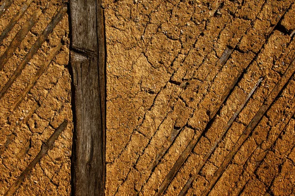 Structured Abstract Texture Old Wood Rods Old Weathered Wood Planks — Stock Photo, Image