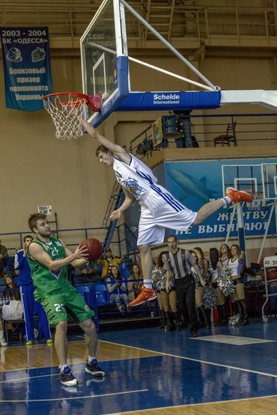 Odessa Ucraina Novembre Acuto Momento Drammatico Coppa Ucraina Sul Basket — Foto Stock