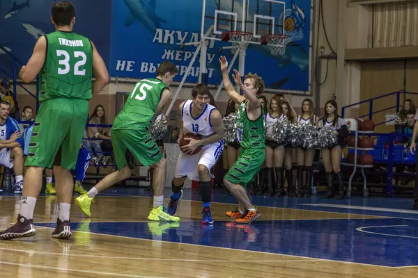 Odessa Ukraine November Akutt Dramatisk Tid Cupen Ukraina Basketball Mellom – stockfoto