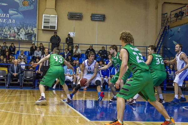 Oděsa Ukrajina Listopadu Akutní Dramatický Čas Pro Mistrovství Ukrajiny Basketbalu — Stock fotografie