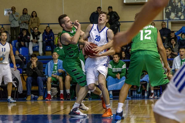 Odessa Ucrânia Novembro Tempo Dramático Para Copa Ucrânia Basquete Entre — Fotografia de Stock